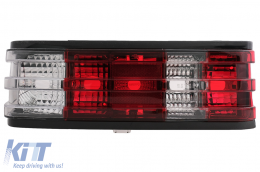 Fanali posteriori per Mercedes W201 190 12.1982-05.1993 Rosso Bianco Trasparente-image-6096235