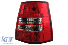 Fanali posteriori per VW Golf 4 IV 1997-2004 Bora (1999-2006) Variante Rosso Trasparente-image-6102031