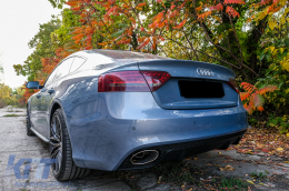 Задна Броня подходяща за AUDI A5 S5 8T (2007-2013) 8T Facelift (2013-up) Sportback RS5 Дизайн-image-6074142