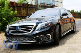 Предна Броня подходяща за Mercedes S-Class W222 (2013-06.2017) S65 Дизайн-image-5994727