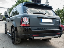 Комплект за тяло, подходящ за Land Range Rover Спорт L320 Facelift (2009-2013) Автобиографичен дизайн Сребърен Решетка Edition-image-6016010