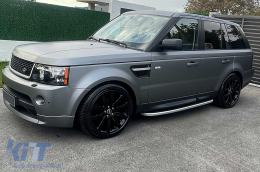 Комплект за тяло, подходящ за Land Range Rover Спорт L320 Facelift (2009-2013) Автобиографичен дизайн Черен Сребърен Решетка Edition-image-6103570