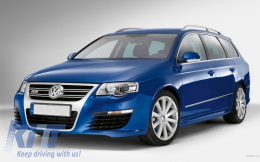 Предна Решетка подходяща за VW Passat 3C (2007-2010) Сребърен алуминиев външен вид-image-6000070