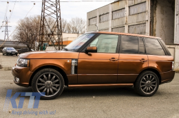 Комплект за тяло, подходящ за Land Range Rover Vogue L322 (2002-2012) Черен Сребърен Решетка Edition Автобиографичен дизайн-image-6006303