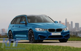 Предни калници , подходящи за BMW 3 Series 3 F30 F31 (2011-up) Sedan Touring M3 Дизайн Черен-image-6009373