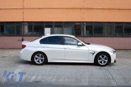 Предни калници , подходящи за BMW 3 Series 3 F30 F31 (2011-up) Sedan Touring M3 Дизайн Черен-image-6070038