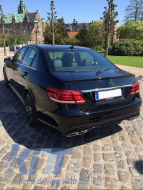 Задна Броня подходяща за Mercedes E-Class W212 Facelift (2013-2016) E63 Дизайн-image-6023398