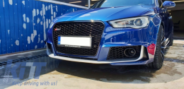 Предна Броня , подходяща за Audi A3 8V (2012-2015) Хечбек Sportback RS3 Brilliant Черен дизайн-image-6028548