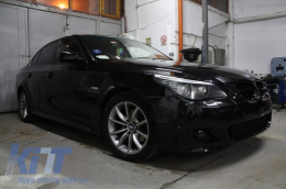 Предна Броня без Фарове за мъгла подходяща за BMW 5 Series LCI E60 E61 (2007-2010) със Прагове M-Technik Дизайн-image-6031703