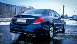 Комплект за каросерия, подходящ за Mercedes C-Class W205 Sedan (2014-2018) C63 Дизайн-image-6040689