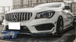 Сплитери Перки за Броня Перки Aero Side Vent Canards подходящи за Mercedes Benz CLA W117 C117 X117 (2013-2016) CLA45 A-Design Carbon Film-image-6036394