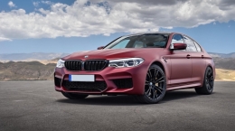 Пълен комплект за каросерия, подходящ за BMW Серия 5 G30 (2017-2019) M5 Дизайн с Централни решетки М дизайн с двойна лента Piano Black-image-6038458