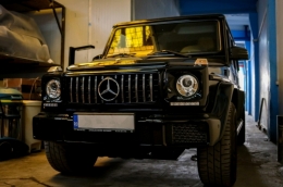 Предна Броня с Решетка подходяща за MERCEDES G-Class W463 (1989-2017) G63 GT-R Panamericana Дизайн-image-6038601