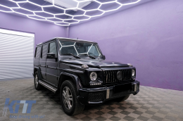 Предна Броня с Решетка подходяща за Mercedes G-Class W463 (1989-2017) G65 G63 GT-R Panamericana Дизайн-image-6088974