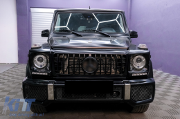 Предна Броня с Решетка подходяща за Mercedes G-Class W463 (1989-2017) G65 G63 GT-R Panamericana Дизайн-image-6088976