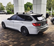 Задна Броня , подходяща за BMW 3 Series F31 Touring Non LCI & LCI (2011-2018) M-Performance дизайн Double Single Outlet-image-6040147