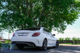 Спойлер за багажник подходящ за MERCEDES C-Class W205 (2014-2020) Блестящо черно-image-6093406