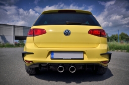 Пълен комплект за каросерия, подходящ за VW Golf 7 VII 5G1 (2012-2017) R400 Дизайн с Пълна изпускателна система-image-6040914