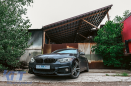 Спойлер на Предна Броня , подходящ за BMW 4 Series F32 Купе F33 Кабрио F36 Grand Купе (2013-03.2019) M Design Piano Black-image-6093791