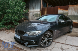 Спойлер на Предна Броня , подходящ за BMW 4 Series F32 Купе F33 Кабрио F36 Grand Купе (2013-03.2019) M Design Piano Black-image-6093795