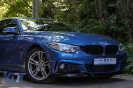 Спойлер на Предна Броня , подходящ за BMW 4 Series F32 Купе F33 Кабрио F36 Grand Купе (2013-03.2019) M Design Piano Black-image-6094370