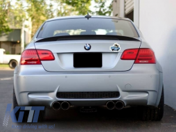 Задна Броня и Прагове подходящи за BMW Серия 3 E92/E93 (2006-2010) M3 Дизайн с PDC-image-6050581