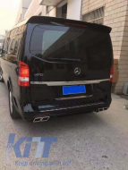 Комплект за каросерия, подходящ за Mercedes V-Class W447 (2014-Up) с Централна решетка и плоча за багажника-image-6059244