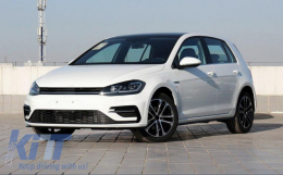 Предна Броня подходяща за VW Golf 7.5 (2017-2020) R Line Дизайн-image-6056748