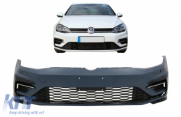 Предна Броня подходяща за VW Golf 7.5 (2017-2020) R Line Дизайн-image-6056915