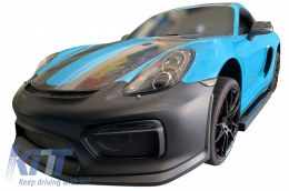 Предна Броня подходяща за Porsche 981 Cayman & Boxster (2012-2016) GT4 Дизайн-image-6059924