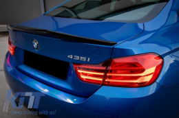 Спойлер за багажник, подходящ за BMW 4 Series Купе F32 (2013-up) M4 CSL Дизайн Матово черно-image-6060297