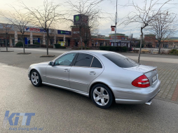 Задна Броня със Прагове подходяща за Mercedes E-Class W211 (2003-2009) с PDC-image-6089950