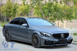 Предни калници , подходящи за Mercedes C-Class W205 S205 C205 A205 (2014-2020) C63 Look-image-6069825