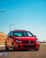 Удължен Спойлер за Предна Броня , подходящ за VW Golf VI 6 MK6 (2009-2013) TFSI Дизайн Piano Black-image-6096290