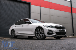 Калъфи за огледала подходящи за BMW 3 Series G20 G21 G28 (2017-up) Piano Black M Sport Дизайн LHD-image-6092843