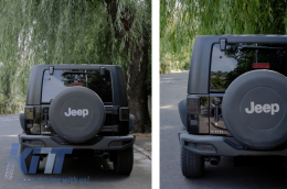 Метална Задна Броня с Пълна изпускателна система Axle Back, подходяща за Jeep Wrangler Rubicon JK (2007-2017) Двойна ауспухна евакуация-image-6075965