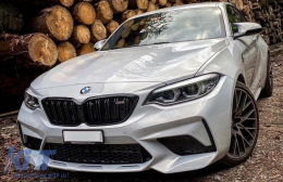 Предна Броня подходяща за BMW 2 Series F87 M2 (2016-2020) M2C Дизайн-image-6080362