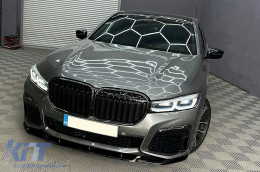 Спойлер за Предна Броня , подходящ за BMW 7 Series G11 G12 LCI M Sport (02.2019-up) Piano Black-image-6102120