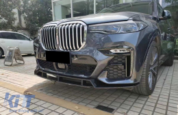 Спойлер на Предна Броня подходящ за BMW X7 G07 LCI M Sport (2020-Up) Piano Black-image-6083871