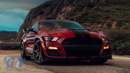 Предна Броня , подходяща за Ford Mustang Mk6 VI шесто поколение Facelift (2018-2019) GT500 Дизайн-image-6084432