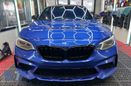 Добавки към предния капак, подходящ за BMW 1 Series F20 F21 (2010-2019) BMW 2 Series F22 F23 F87 M2 (2012-2019) CS Дизайн-image-6083971