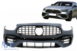 Предна Броня подходяща за Mercedes E-Class W213 S213 C238 A238 Facelift (2020-Up) E63 Дизайн-image-6104050