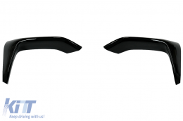 Сплитери за Спойлер на Предна Броня , подходящи за BMW F80 M3 F82/F83 M4 (2014-2019) Piano Black-image-6084483