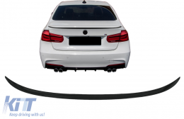 Спойлер за багажник подходящ за BMW 3 Series F30 (2011-2014) F30 LCI (2015-2019) Piano Black-image-6085609