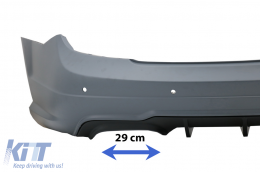 Пълен комплект за каросерия, подходящ за Mercedes C-Class C204 Купе (2011-2015) C63 Дизайн-image-6086948