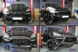 Предна Броня подходяща за Porsche Cayenne 958 92A Pre-Facelift (06.2010-08.2014)-image-6096903