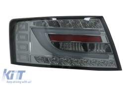 ЛЕД БАР Задни светлини , подходящи за Audi A6 C6 4F Sedan (04.2004-2008) 6-PIN дим-image-6084939