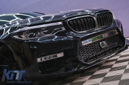 Предна Броня подходяща за BMW 5 Series G30 G31 (2017-2019) M5 Спорт Дизайн с ACC-image-6094268