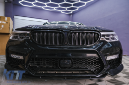 Предна Броня подходяща за BMW 5 Series G30 G31 (2017-2019) M5 Спорт Дизайн с ACC-image-6094273