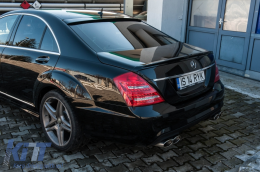 Задна Броня подходяща за Mercedes S-Class W221 (2005-2013) с PDC S65 Дизайн-image-6088483